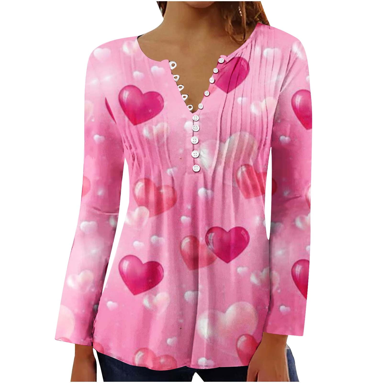 Sodopo Womens Sweatshirts Trendy Valentines Day for Love Heart Letter ...