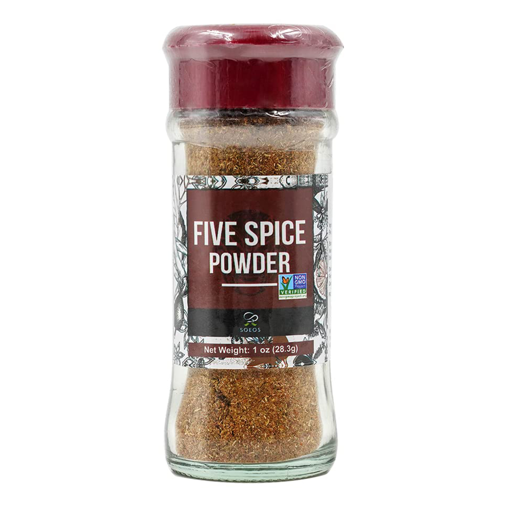 Soeos Chinese Five Spice Powder 1oz, NonGMO Five Spice Blend Powder