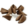 thumbnail image 1 of Soeos Chocolate Fortune Cookies 25pcs, Pack of 1, Individually Packed Crispy Cookies, 1 of 5