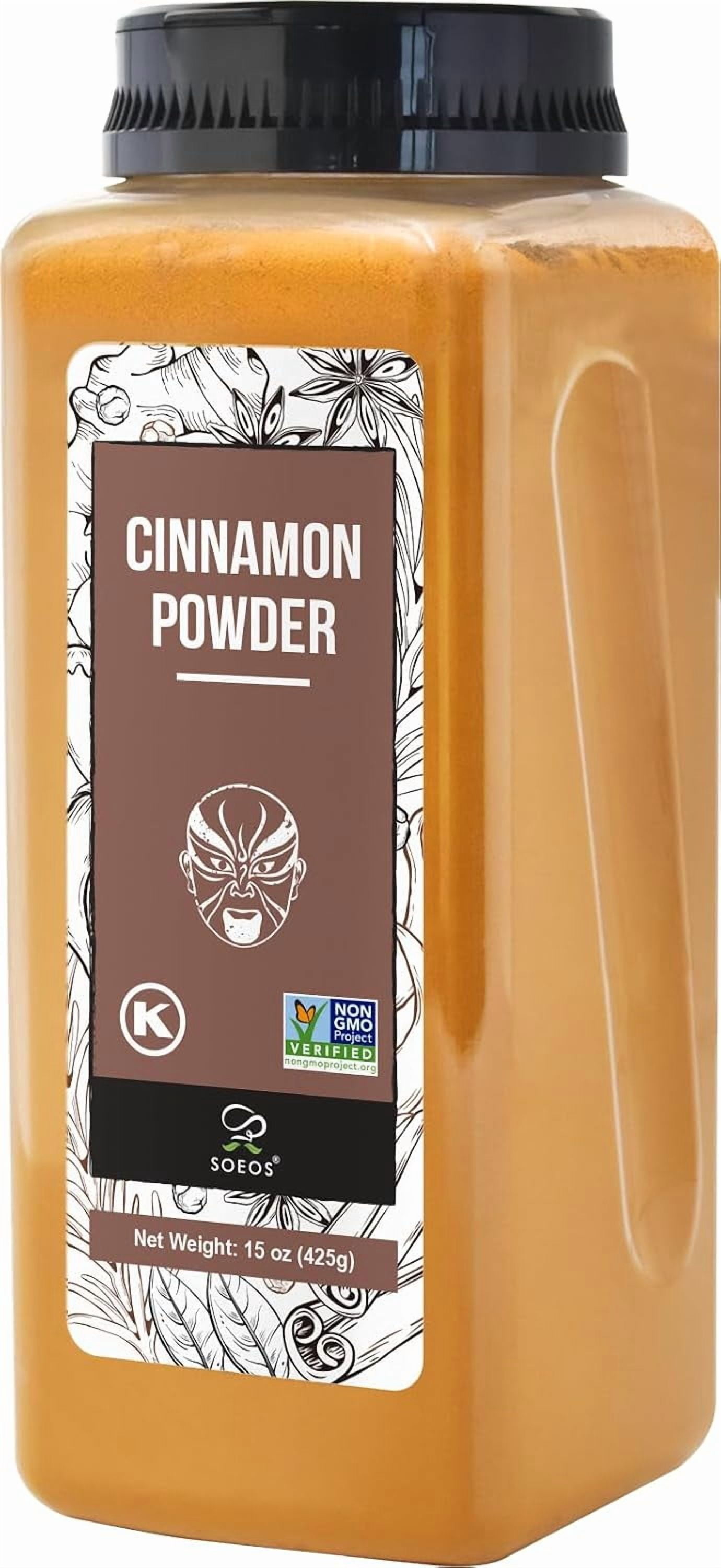 Soeos Cinnamon Powder, 15 oz (425g) Cinnamon, Ground Cinnamon