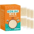 thumbnail image 1 of Soeos Organic Dried Konjac Rice, 6 Pack (60g Each), Plant-Based, Quick-Cooking Rice Alternative, Pantry Staple for Stir-Fries, Soups & More, 1 of 5