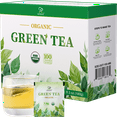thumbnail image 1 of Soeos Organic Green Tea 6.3oz, Organic Green Tea 100 Tea Bags, Low Caffeine, Fresh and Healthy Green Tea Drink, 1 of 9