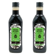Soeos Organic Low Sodium Soy Sauce 16.2oz, 2 Packs , total weight 32.4 fl oz.