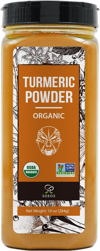 Soeos Organic Turmeric Powder, 10oz (284g)