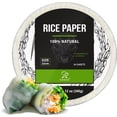thumbnail image 1 of Soeos Rice Paper, 12 oz, 340g, (Pack of 1), 34 Sheets, Natural Rice Paper, 1 of 6