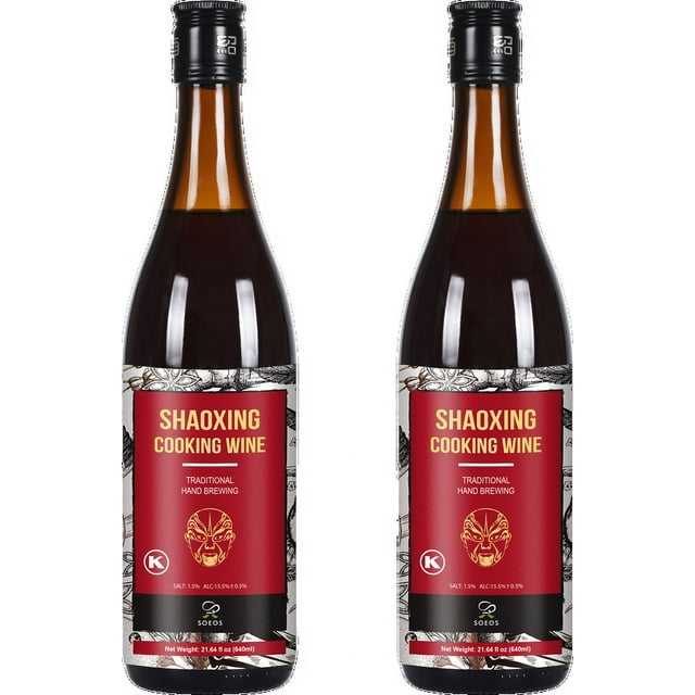 Soeos Shaoxing Huadiao Cooking Wine, Rice Cooking Wine, Shaoxing Wine