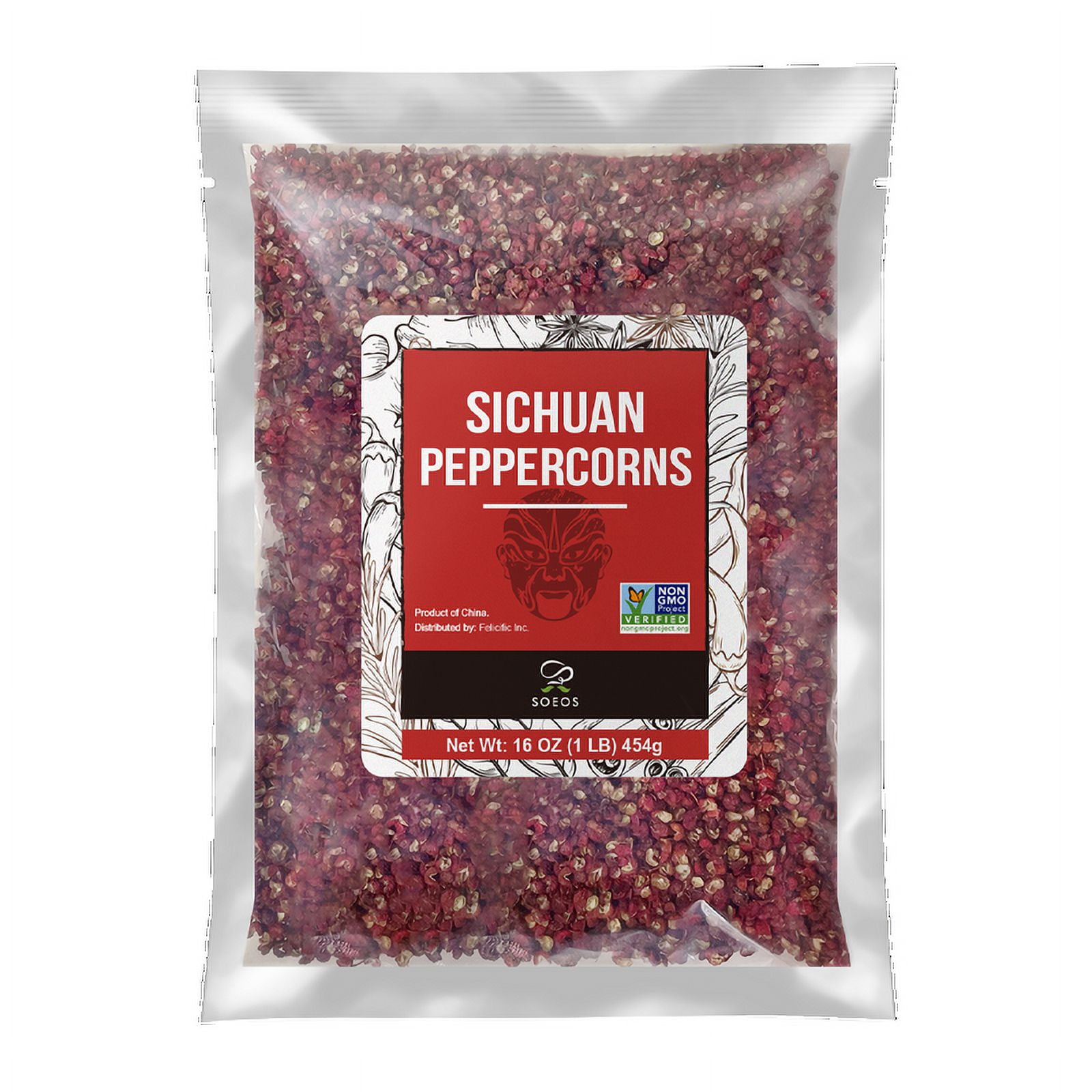 Soeos Sichuan Peppercorns, 16oz(454g), Szechuan Peppercorns Essential