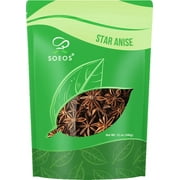 Soeos Star Anise 12 oz (340g), Authentic Star Anise