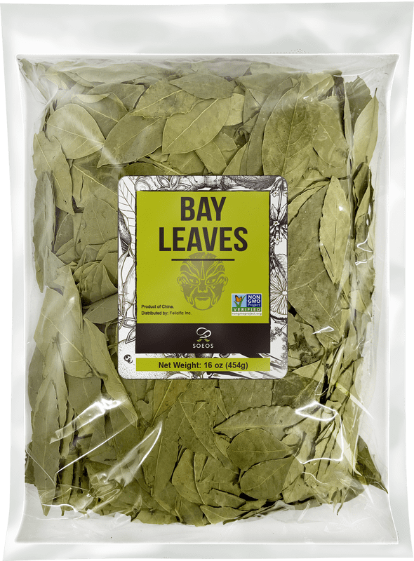 Soeos Bay Leaves 16 oz (454g), Bay Leaves Bulk, Bay Leaves Dry, Bay Leaf, Laurel Leaves, Natural Laurel Leaf, Natural Dried Bay Leaf, Dried Bay Leaves, Whole Bay Leaves