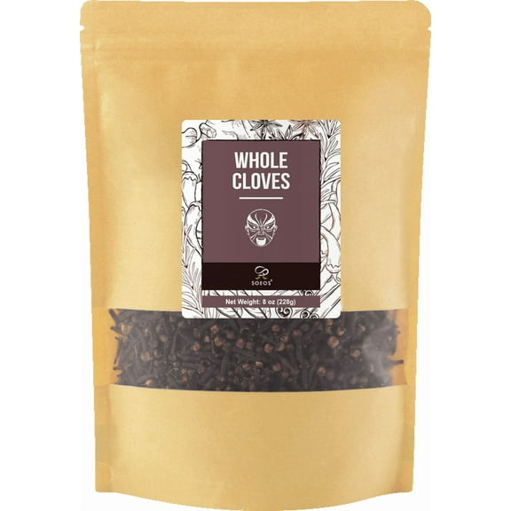 Soeos Whole Cloves, 8 oz (228g), Fresh Hand Picked Cloves, Great for Food and Tea