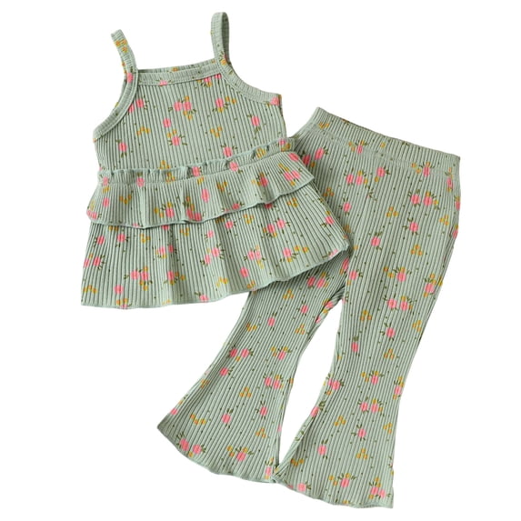 Soepste 4T Summer Outfits For Girls Baby Girl Outfits Toddler Girl Outfits Baby Girl Summer Clothes Sleeveless Tops And Shorts Clothing Sets