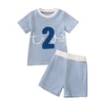 thumbnail image 1 of Soepste Baby Boy Outfits 3-6 Month Boy Clothes Toddler Boy Clothes Summer Outfits Kids Short Sleeve T-Shirt And Shorts, 1 of 9