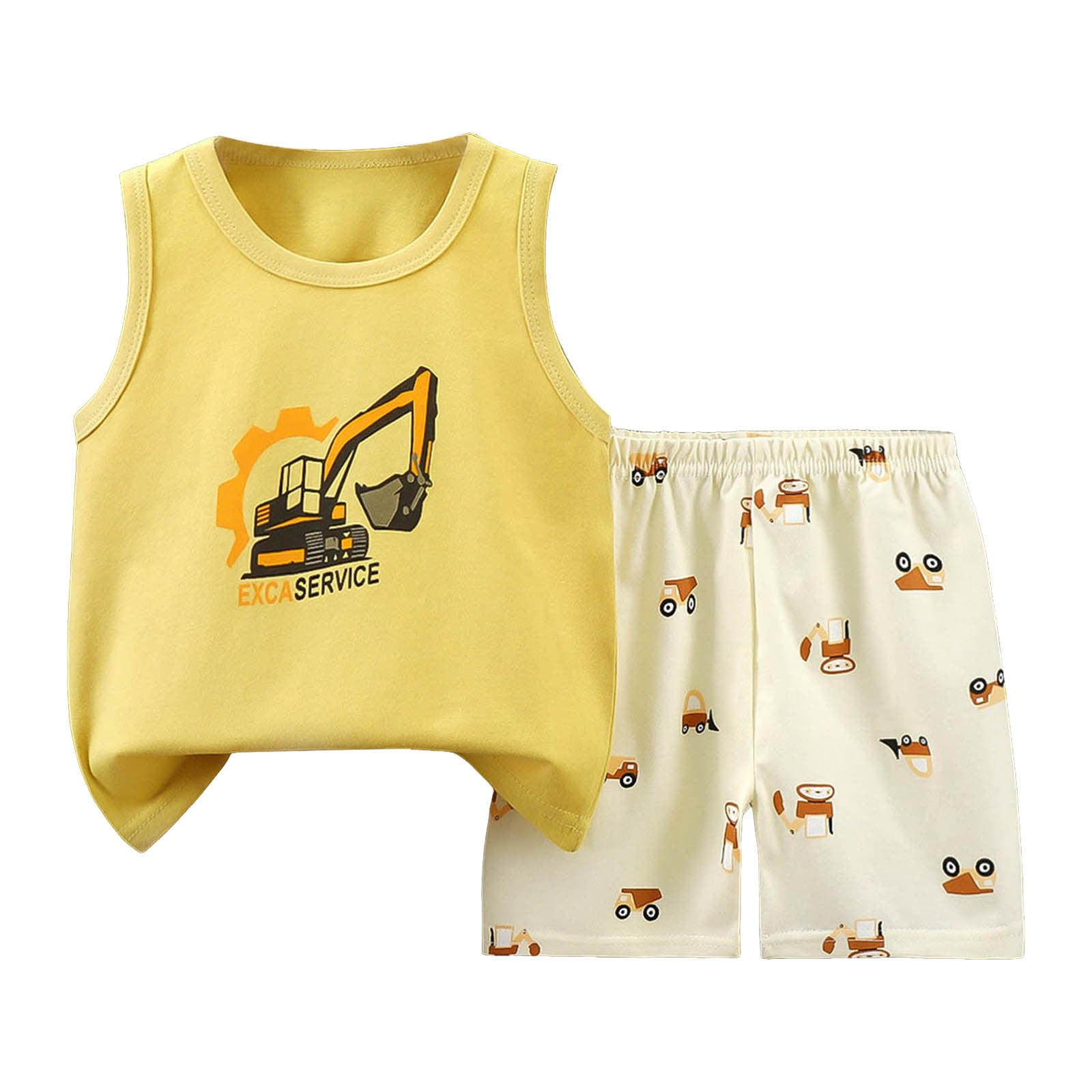 Summer Hot Selling Baby Kids Boys Sleeveless Black Strap Overalls and White Polo Shirt Clothing Set