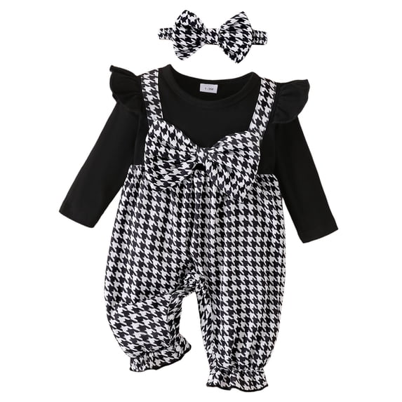 Soepste Baby Girl Outfits Infant Girl Clothes Newborn Baby Girl Clothes Long Sleeve Romper One Piece Jumpsuit Fall Winter Infant Outfits 3-6 Months