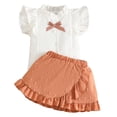 thumbnail image 1 of Soepste Baby Girl Sets 24 Month Girl Clothes Toddler Baby Girl Outfits Summer Clothes Infant Spring Short Sleeve Shirt Tops Cute Shorts Set, 1 of 8