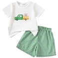 thumbnail image 1 of Soepste Baby Girl Summer Clothes 12-18 Month Girl Clothes Toddler Baby Girl Outfits Summer Clothes Infant Spring Short Sleeve Shirt Tops Cute Shorts Set, 1 of 9