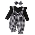 thumbnail image 1 of Soepste Baby Winter Clothes Romper Baby Girl Newborn Baby Girl Clothes One Piece Jumpsuits Clothes Long Sleeve Rompers Summer Clothes For Baby 0-3 Months, 1 of 9