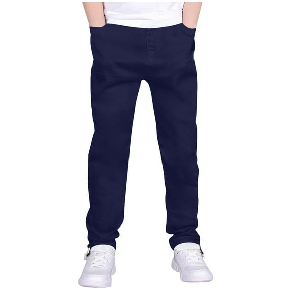 Soepste Boys Clothes Size 7 Boys Clothes Size 10 Toddler Boys Jogger Pants - Lightweight Sweatpants - Lounge Jogger For Boys Navy 13-14 Years