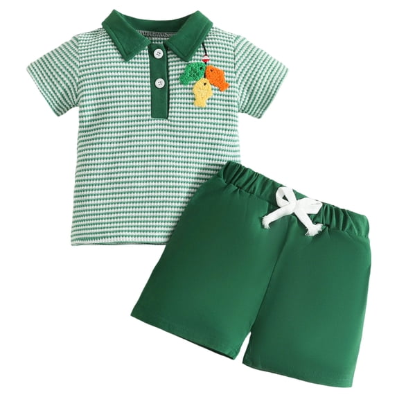 Soepste Cute Baby Boy Outfits Boys Clothes 4T Toddler Boy Clothes Summer Outfits Kids Short Sleeve T-Shirt And Shorts