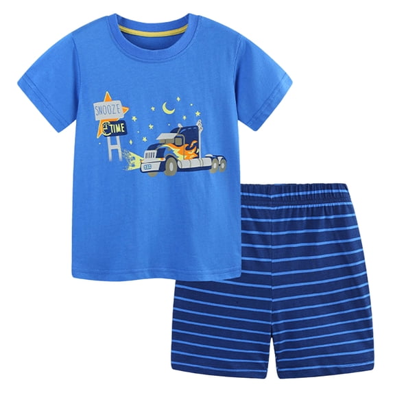 Soepste Kids Clothes Boys 12-18 Month Boy Clothes Toddler Boy Summer Short Sleeve T-Shirt And Short Set