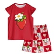 thumbnail image 1 of Soepste Outfits For Girls Girls Clothes Size 5 Toddler Girl Clothes Top Shorts And Cute Toddler Girls Summer Outfits Clothing Set, 1 of 5