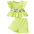 thumbnail image 1 of Soepste Outfits For Girls Toddler 2 Piece Outfits Girls Toddler Girl Clothes Top Shorts And Cute Toddler Girls Summer Outfits Clothing Set, 1 of 7