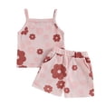 thumbnail image 1 of Soepste Sets For Girls 24 Months Girls Clothes Toddler Girl Clothes Baby Girl Summer Outfits Sleeveless Shirts Tops Shorts Set For Girl Clothing, 1 of 3
