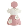 thumbnail image 1 of Soepste Summer Baby Girl Clothes 5T Girls Clothes Toddler Baby Girl Outfits Summer Clothes Infant Spring Short Sleeve Shirt Tops Cute Shorts Set, 1 of 9