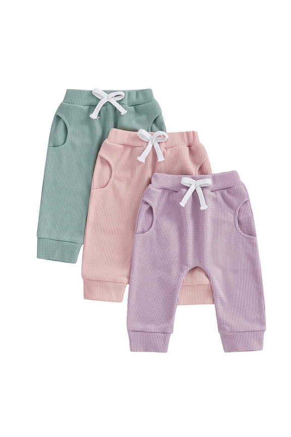 Toddler Boy Pants Winter Baby Girl Clothes Unisex Baby Pants Cotton Baby Boy Girl Pants Pull-On For Infant Boys & Girls
