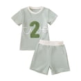 thumbnail image 1 of Soepste Toddler Boy Summer Clothes 3T Boy Clothes Toddler Boy Clothes Summer Outfits Kids Short Sleeve T-Shirt And Shorts, 1 of 9