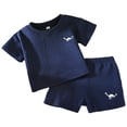 thumbnail image 1 of Soepste Toddler Sets For Boys Clothes For 1 Year Old Boy Toddler Baby Boys Clothes Set Short Sleeve T-Shirt And Shorts Summer Outfit, 1 of 6