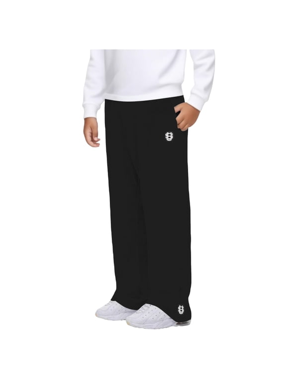 Youth Sweatpants Boys Boys Sweatpants Size 7 Boys Sweatpants Boys Athletic Joggers Pants Kids Youth Open Bottom Pants With Pockets