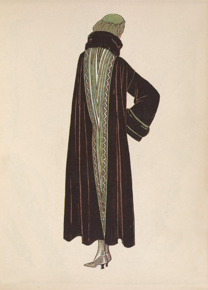 Soeurs David Gazette du Bon Ton 1922 Gown 5 Canvas Art - Soeurs David (18 x 24)