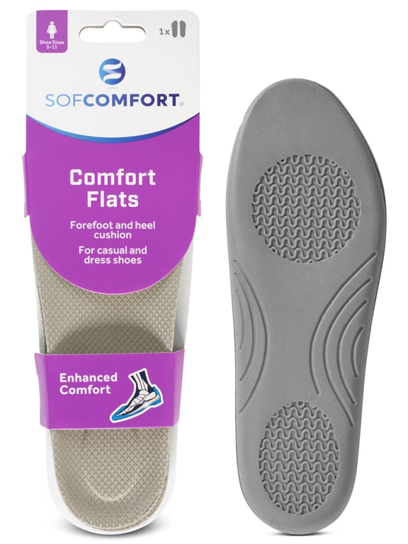 Comfort Flats Women's Foam Insole, Size 5-10 Trim-to-Fit