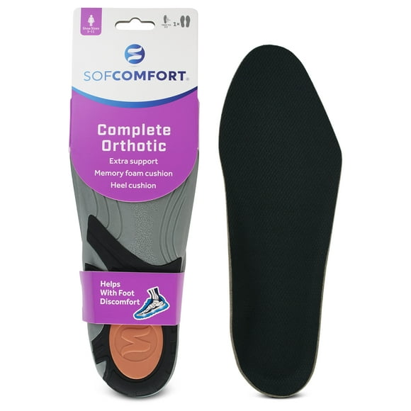 Sof Comfort Memory Foam with Gel Orthotic Insole