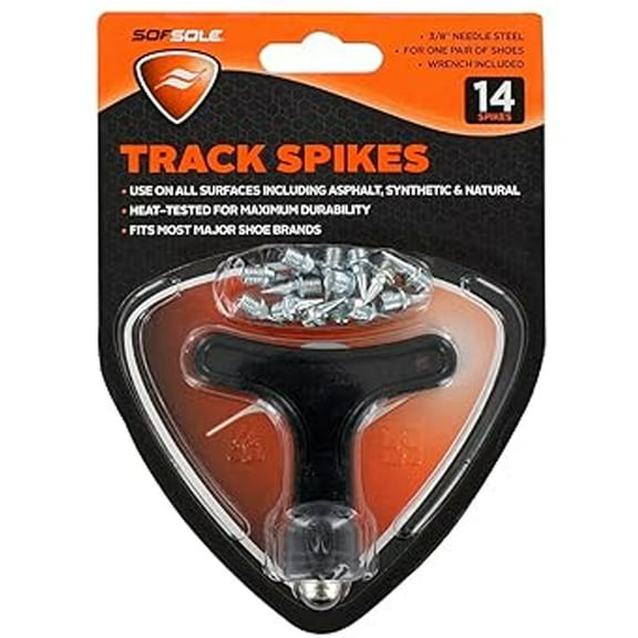 Sof Sole Track Spikes, 3/8" Pyramid Steel