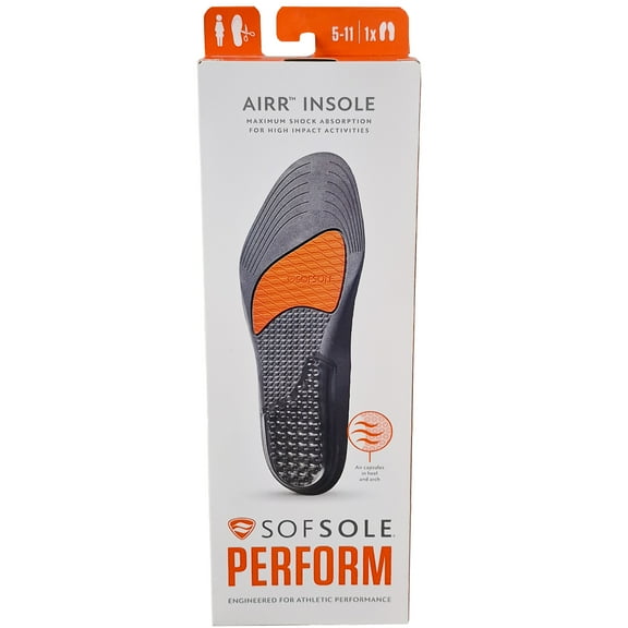 Sof Sole AIRR Performance Cushion Trim To Fit Insoles, Women's 5-11