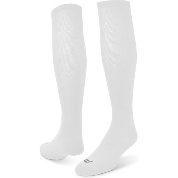 Sof Sole All Sport Over-the-Calf Team Athletic Performance Socks 2 Pair, Medium, White