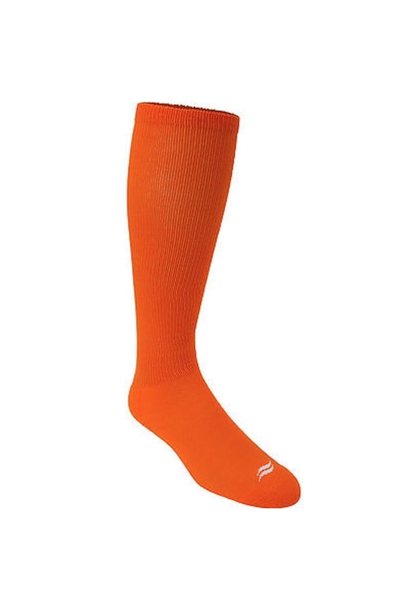 All Sport Over-The-Calf Team Athletic Performance Socks, Orange, Small 13-14Y, 2 Pair