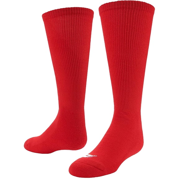 Sof Sole Football Over-The-Calf Performance Socks 2-Pack - XS - Red