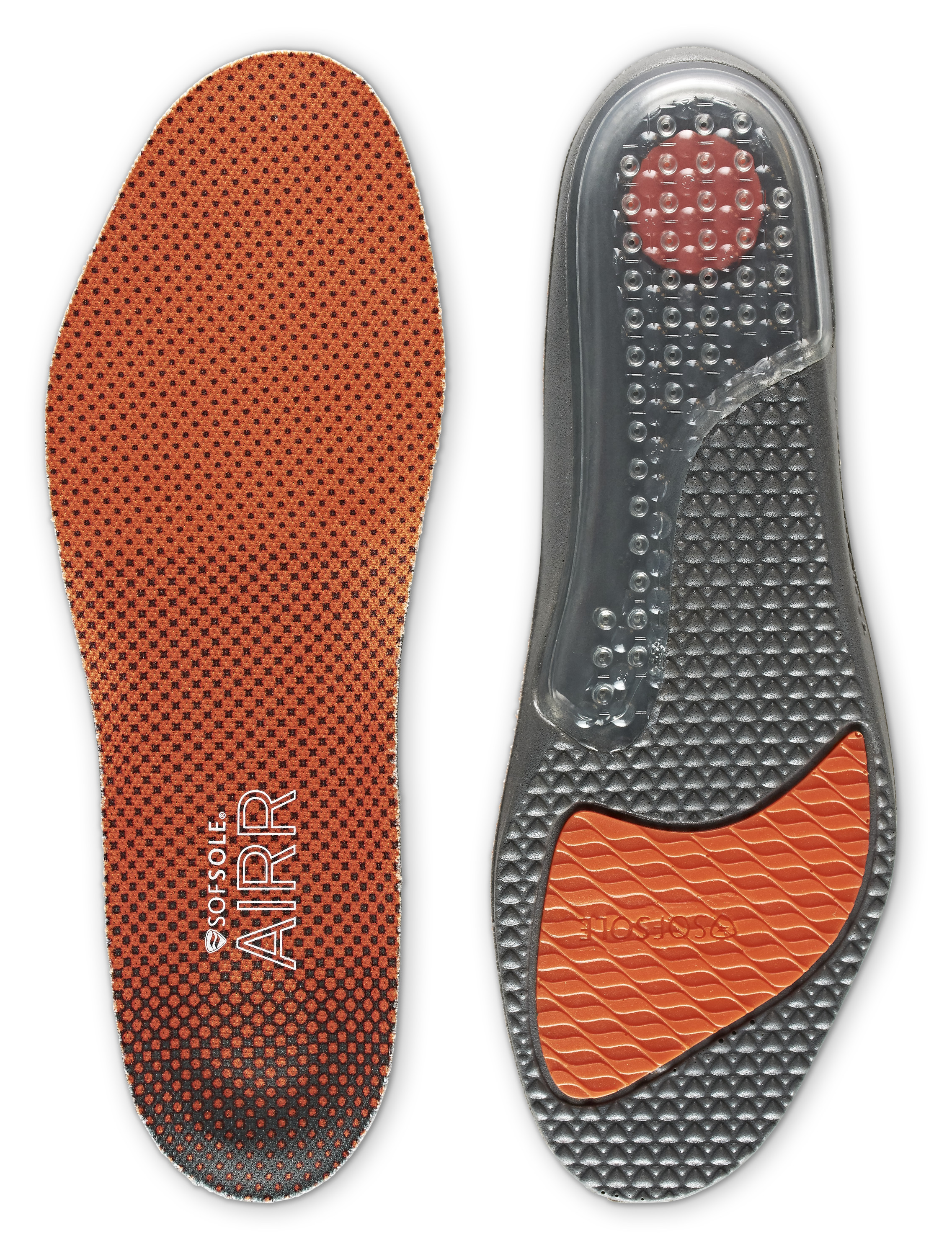 Sof Sole Insoles Men's AIRR Performance Full-Length Gel Shoe Insert, Men's 7-8.5 - image 1 of 10