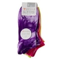 thumbnail image 1 of Sof Sole Kid's No Show Stay Put Fit Socks, Neon Tie Dye, Youth Small, 6 Pair, 1 of 3