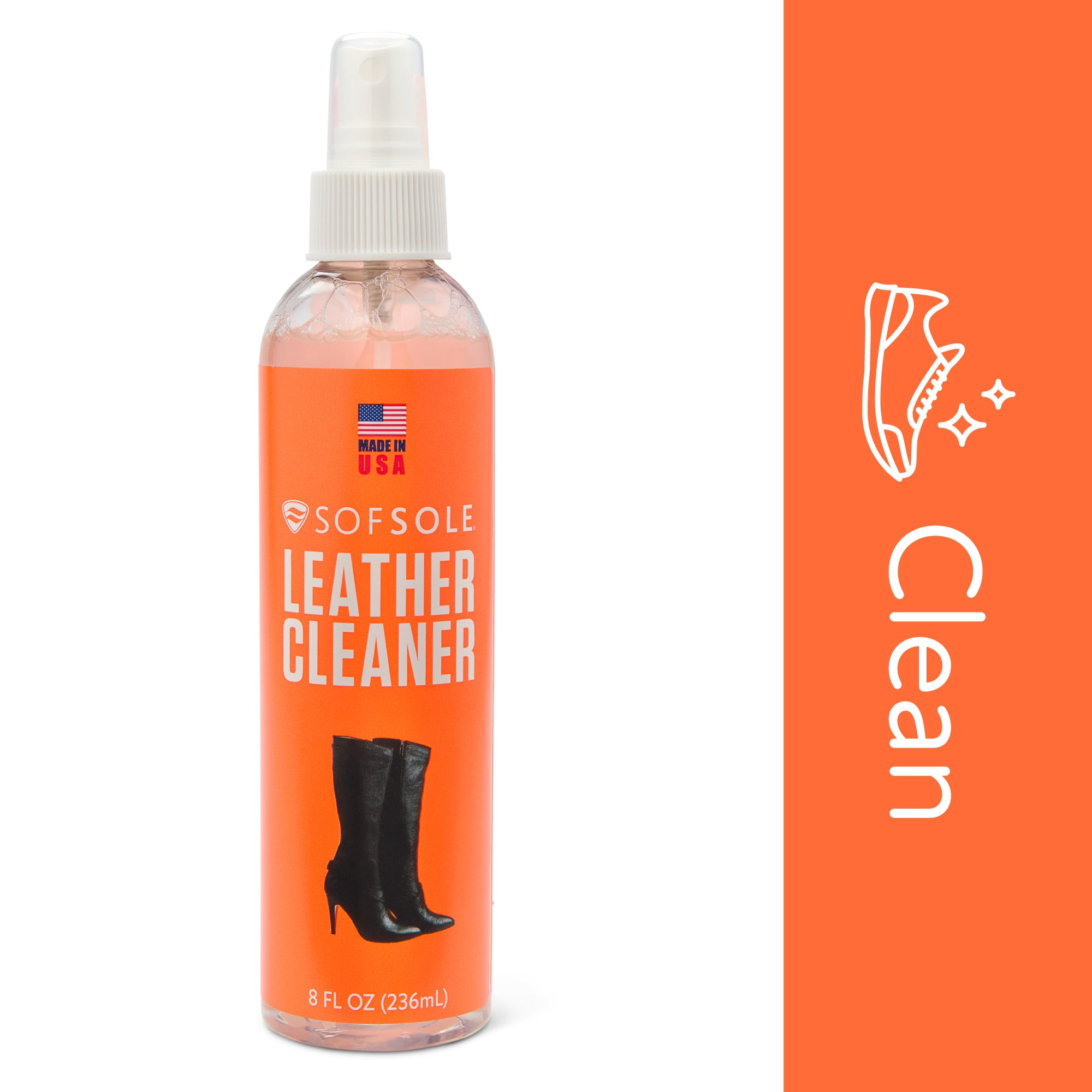 Sof Sole Leather Cleaner 8 oz. Pump Spray Unisex