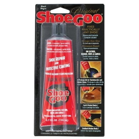 Sof Sole Shoe Goo Repair Glue, Seal and Protect Worn Boots and Reattach Broken Heels, Black