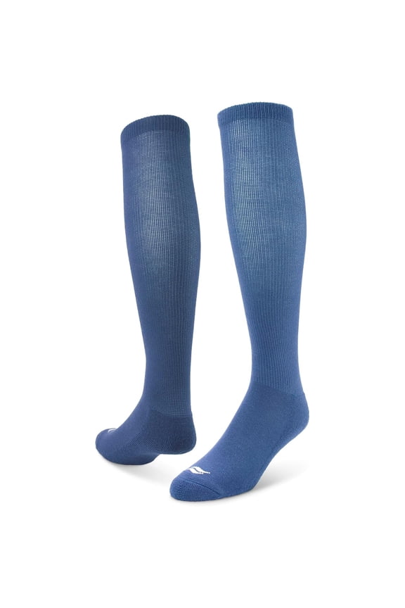 Unisex Adult and Youth Team Performance Socks, 2-Pack Light Blue 7-9