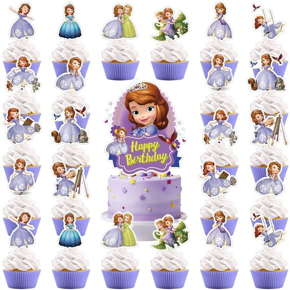 Sofa Party Decoration, 50 pcs Cake Decoration Party Supplies Cupcake Toppers cake decoration