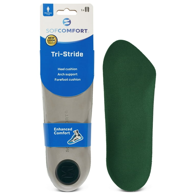 Sof Comfort Tri-Stride Insole - Walmart.com