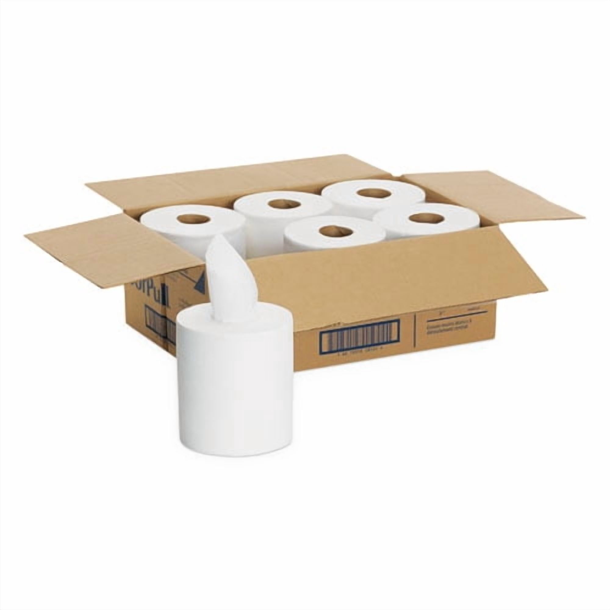 SofPull CenterPull Perforated Paper Towels, 1-Ply, 7.8 x 15, White, 320/Roll, 6 Rolls/Carton | Bundle of 2