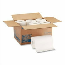 SofPull Hardwound Paper Towel Roll, Nonperforated, 1-Ply, 9" x 400 ft, White, 6 Rolls/Carton | Bundle of 2