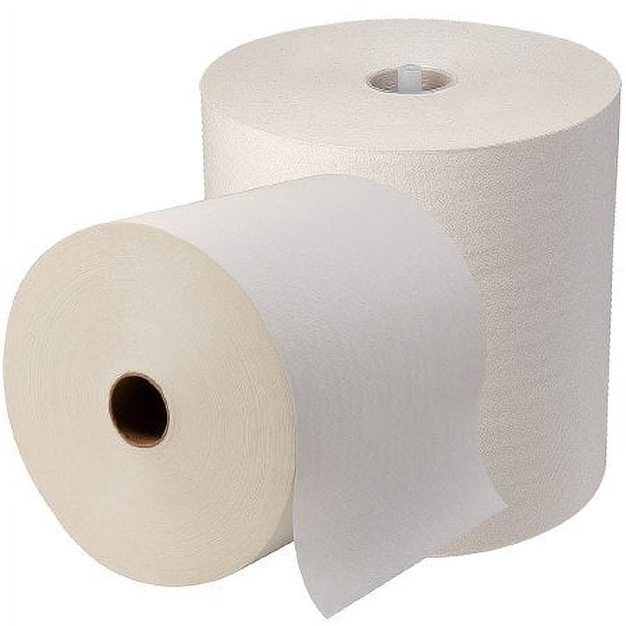 Boardwalk Hard Wound Towel, 1 Ply, 8 X 700 Ft, White, 6/carton